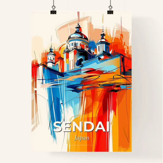 Vibrant Sendai, Japan Poster