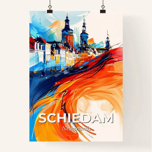 Vibrant Schiedam, Netherlands Poster