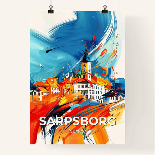 Vibrant Sarpsborg, Norway Poster