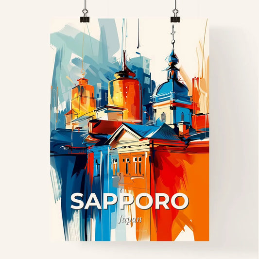 Vibrant Sapporo, Japan Poster