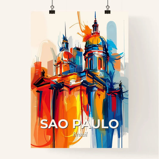 Vibrant Sao Paulo, Brazil Poster
