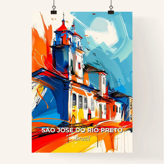 Vibrant Sao Jose Do Rio Preto, Brazil Poster