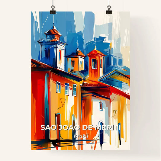 Vibrant Sao Joao De Meriti, Brazil Poster
