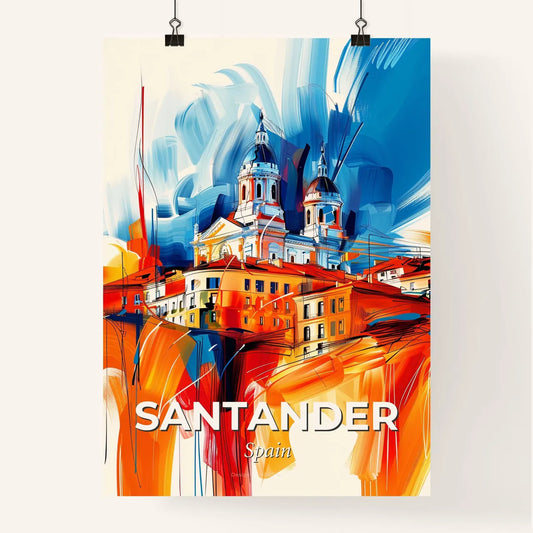 Vibrant Santander, Spain Poster