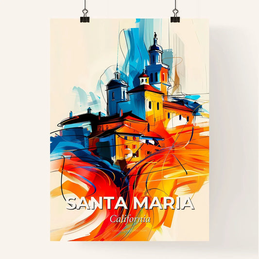Vibrant Santa Maria, California Poster