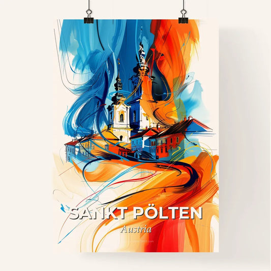 Vibrant Sankt Pölten, Austria Poster