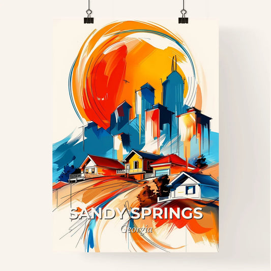 Vibrant Sandy Springs, Georgia Poster