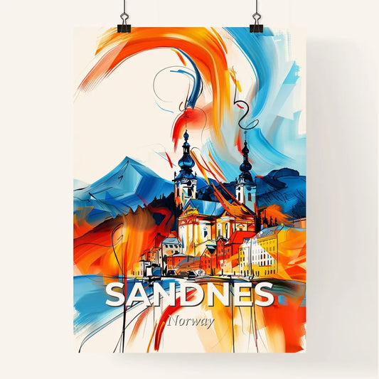 Vibrant Sandnes, Norway Poster