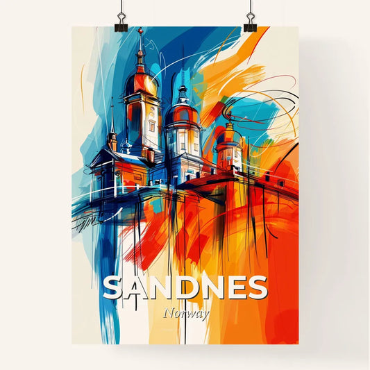 Vibrant Sandnes, Norway Poster