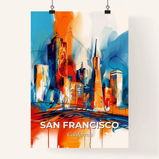 Vibrant San Francisco, California Poster