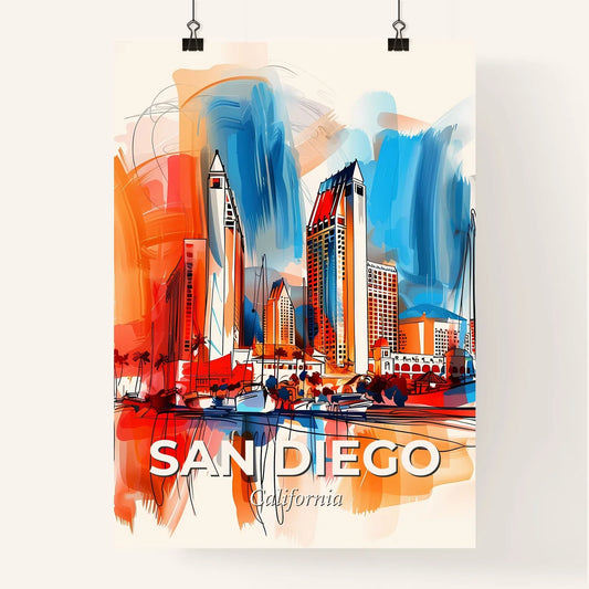 Vibrant San Diego, California Poster