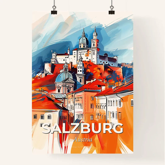 Vibrant Salzburg, Austria Poster