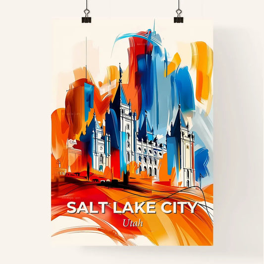 Vibrant Salt Lake City, Utah Poster