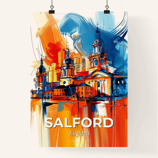 Vibrant Salford, England Poster