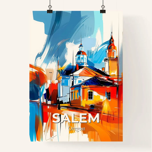 Vibrant Salem, Oregon Poster
