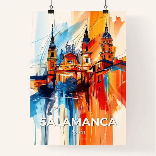 Vibrant Salamanca, Spain Poster