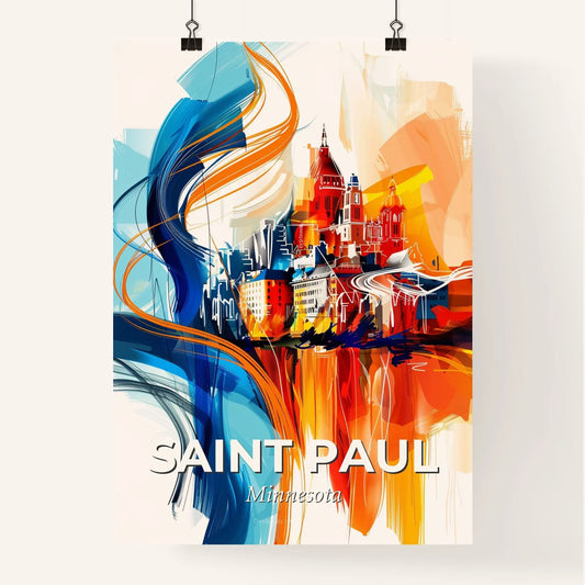 Vibrant Saint Paul, Minnesota Poster