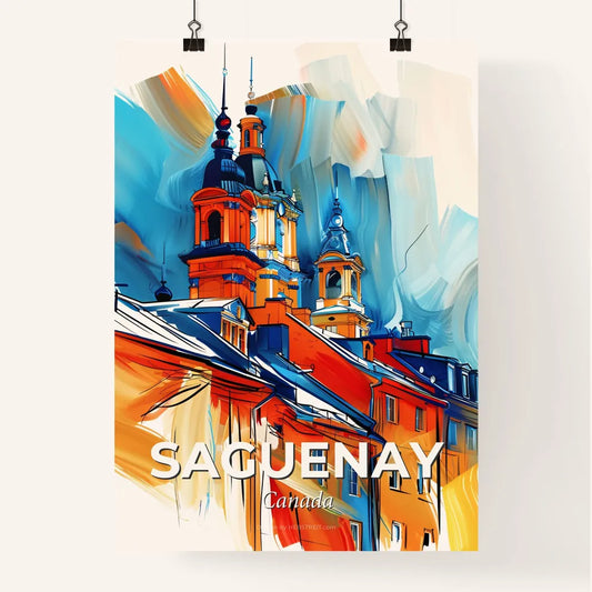 Vibrant Saguenay, Canada Poster