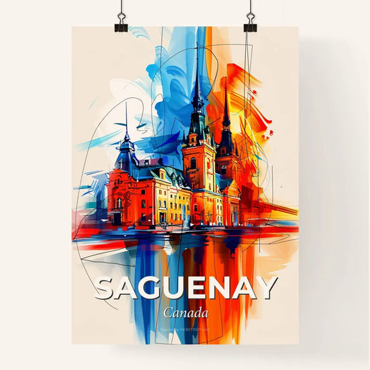 Vibrant Saguenay, Canada Poster