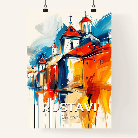 Vibrant Rustavi, Georgia Poster
