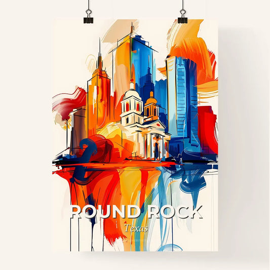 Vibrant Round Rock, Texas Poster