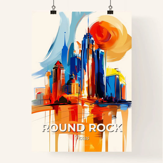 Vibrant Round Rock, Texas Poster