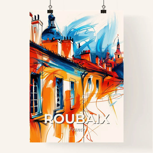 Vibrant Roubaix, France Poster