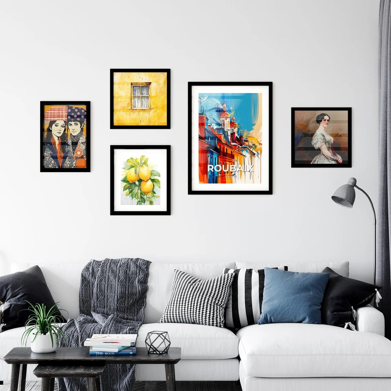 Vibrant Roubaix, France Wall Art Collection