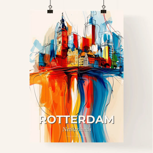 Vibrant Rotterdam, Netherlands Poster