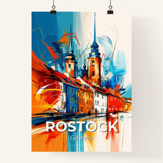 Vibrant Rostock, Germany Poster