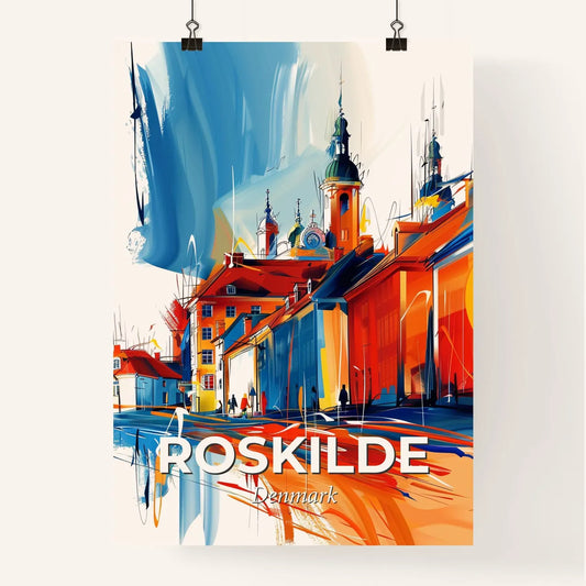 Vibrant Roskilde, Denmark Poster