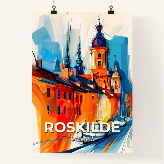 Vibrant Roskilde, Denmark Poster