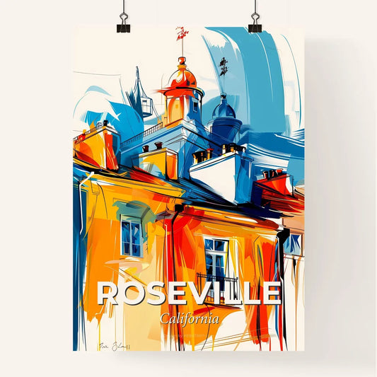 Vibrant Roseville, California Poster