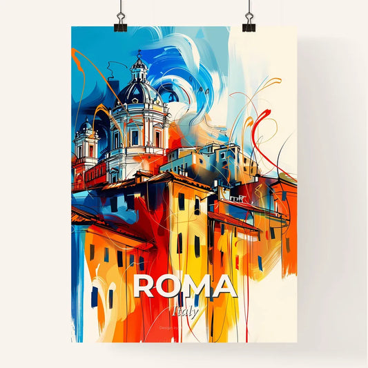 Vibrant Roma, Italy Poster