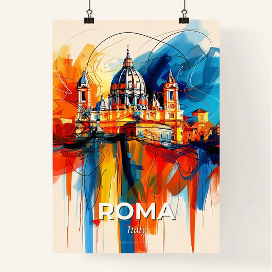 Vibrant Roma, Italy Poster
