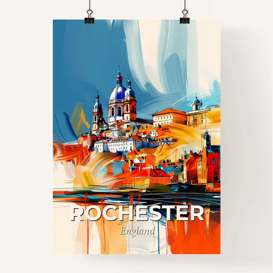 Vibrant Rochester, England Poster