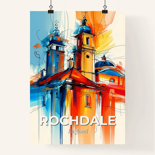 Vibrant Rochdale, England Poster