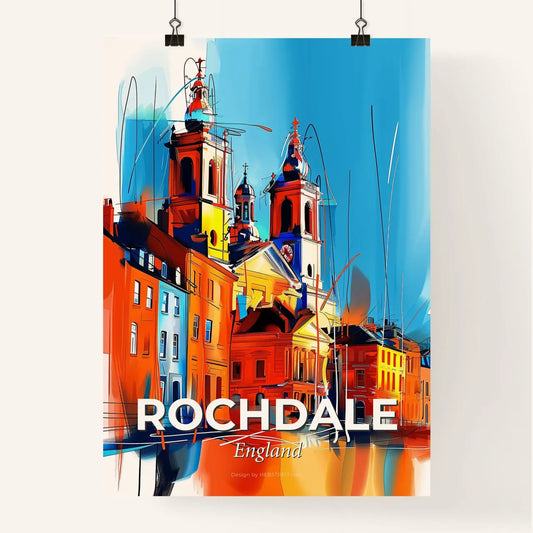 Vibrant Rochdale, England Poster