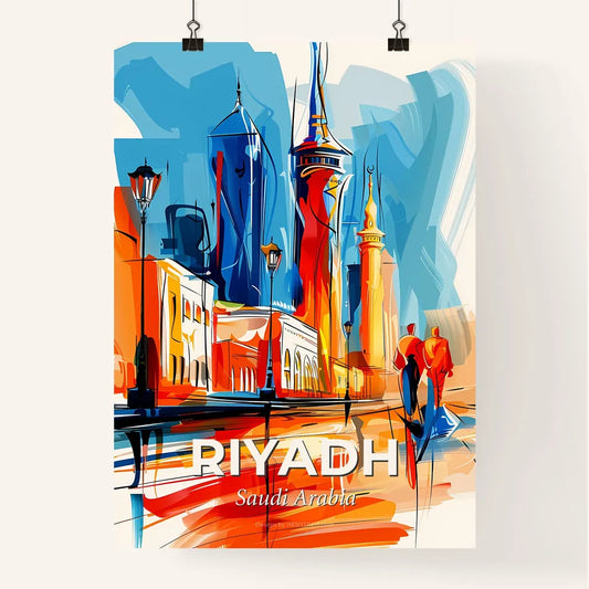 Vibrant Riyadh, Saudi Arabia Poster