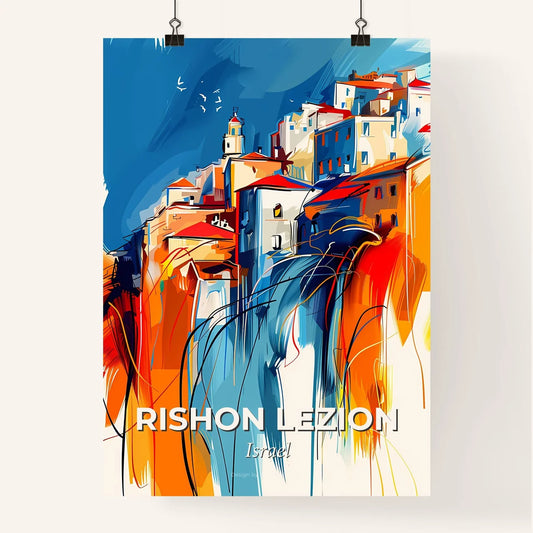 Vibrant Rishon Lezion, Israel Poster