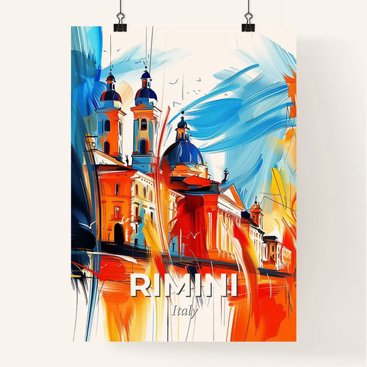 Vibrant Rimini, Italy Poster
