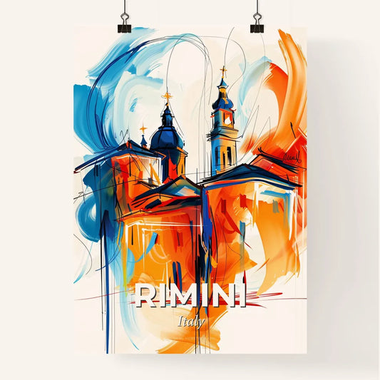 Vibrant Rimini, Italy Poster