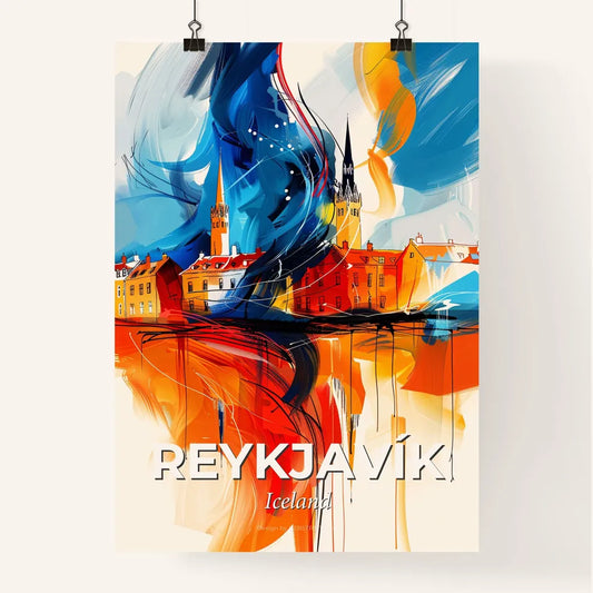 Vibrant Reykjavík, Iceland Poster