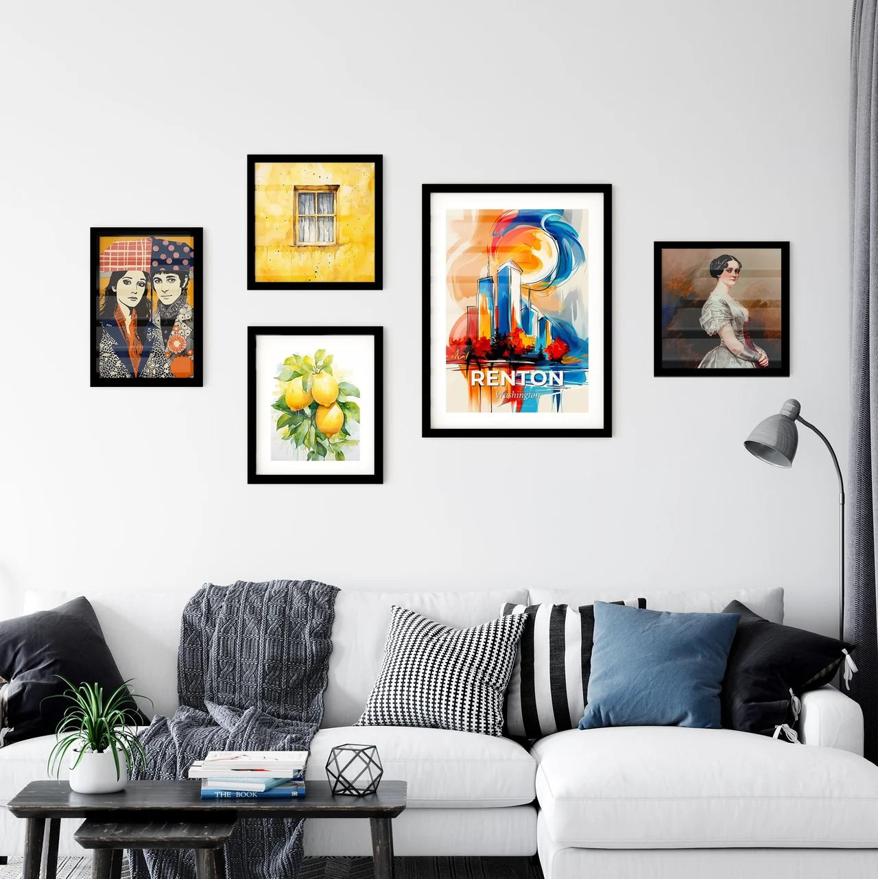 Vibrant Renton, Washington Wall Art Collection