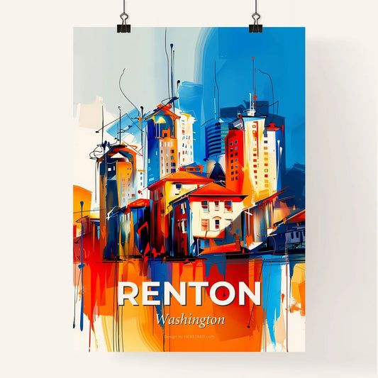 Vibrant Renton, Washington Poster