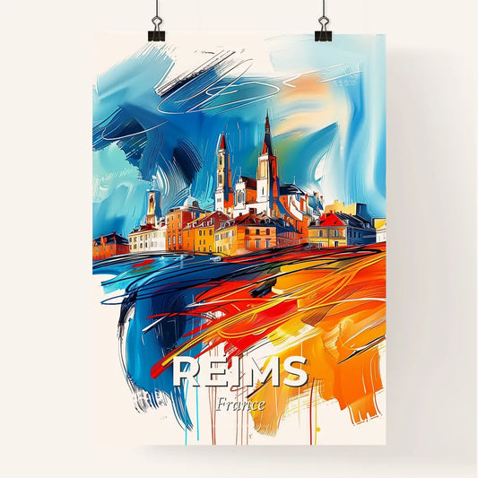 Vibrant Reims, France Poster