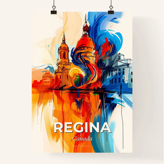 Vibrant Regina, Canada Poster