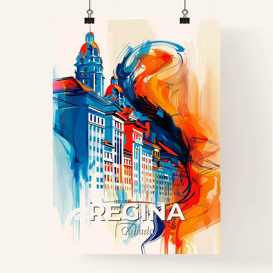 Vibrant Regina, Canada Poster