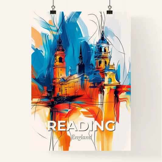 Vibrant Reading, England Poster
