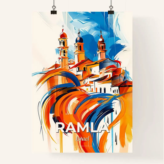 Vibrant Ramla, Israel Poster